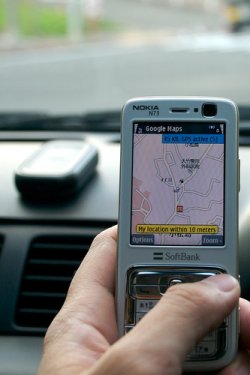 Глобальная система позиционирования GPS работает в промоушне